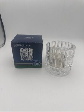 VTG Cristal d'Arques Montparnasse 24% Lead Crystal Votive candle Holder France